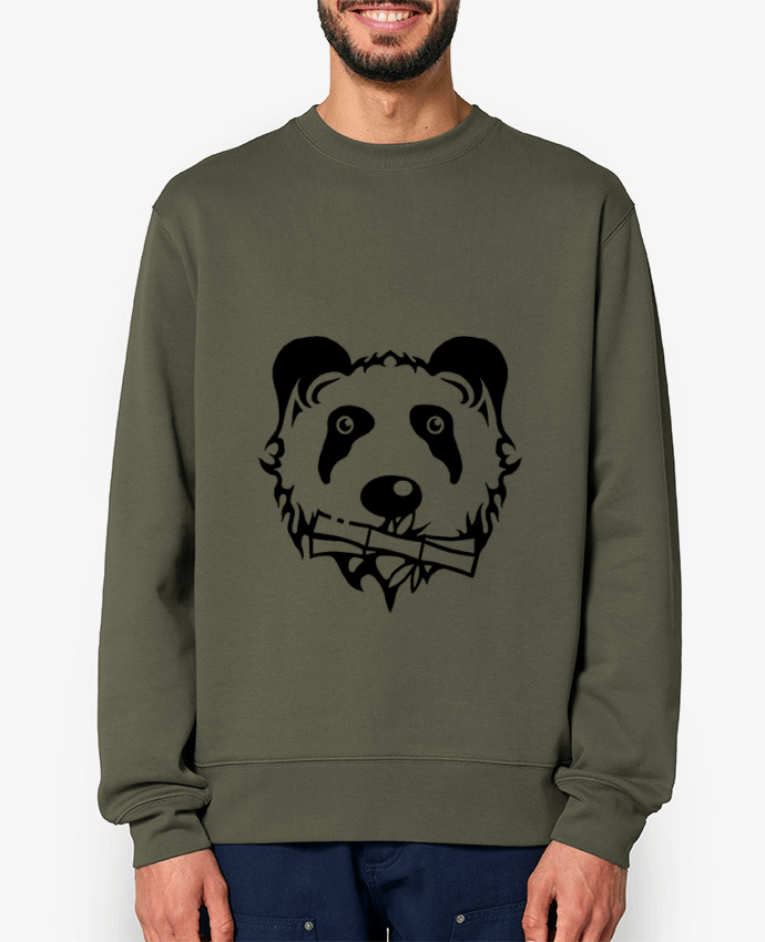 Sweat-shirt panda noir Par Dr0agon