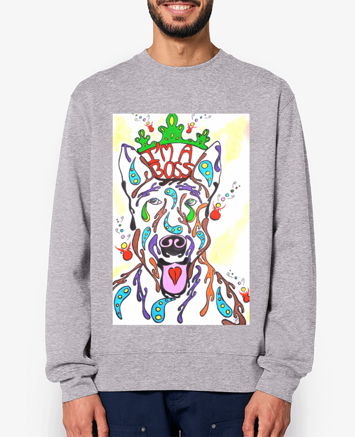 Sweat-shirt Popdog American Stadffordshire terrier Par Doudoueditions