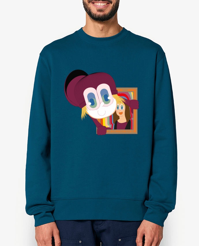 Sweat-shirt SMILE THIEF Par Santiaguen