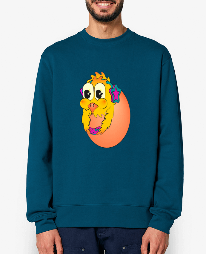 Sweat-shirt A HUEVO Par Santiaguen