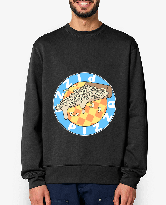 Sweat-shirt Illustrated Pizza Logo Par Loon