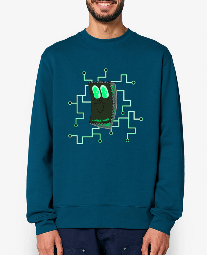 Sweat-shirt SMILE MOD Par Santiaguen