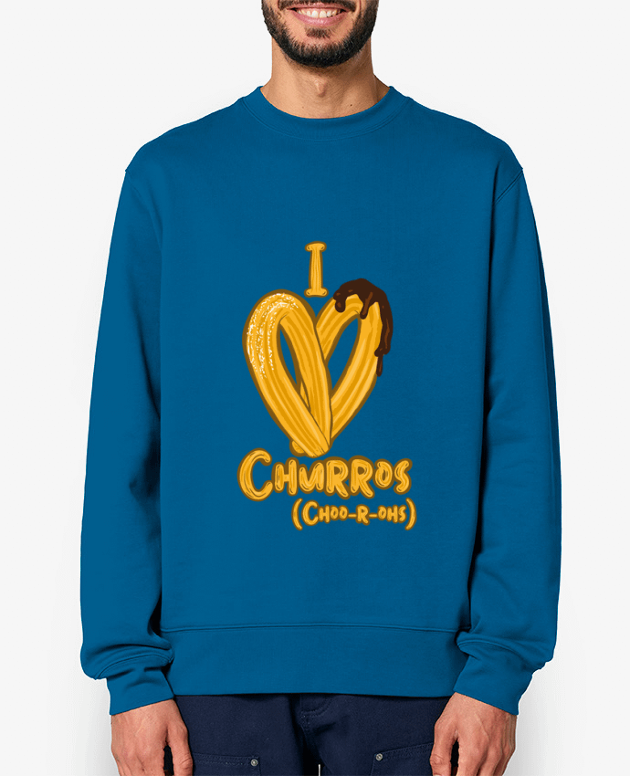 Sweat-shirt I love churros Par Darkafreak