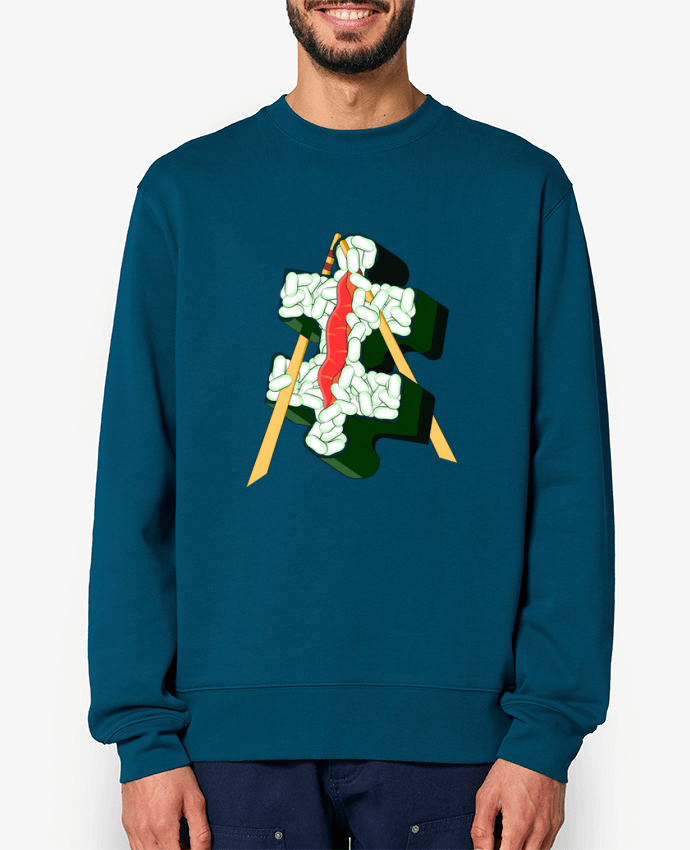 Sweat-shirt SUSHI PIECE Par Santiaguen
