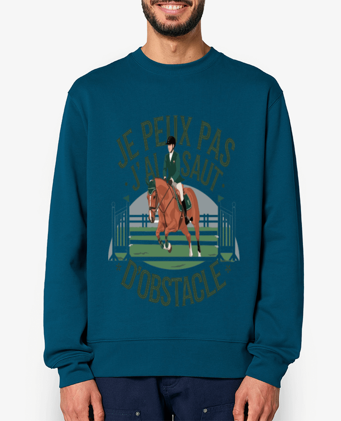 Sweat-shirt je peux pas j'ai saut d'obstacle Par bwilfy