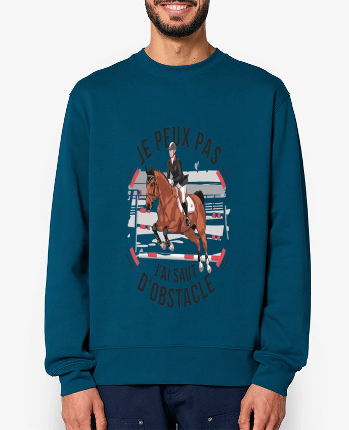 Sweat-shirt je peux pas j'ai saut d'obstacle Par bwilfy