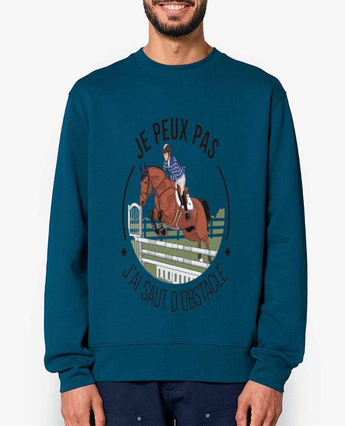 Sweat-shirt je peux pas j'ai saut d'obstacle Par bwilfy