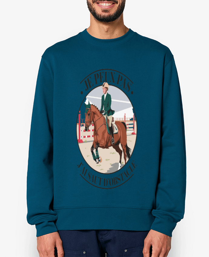 Sweat-shirt je peux pas j'ai saut d'obstacle Par bwilfy