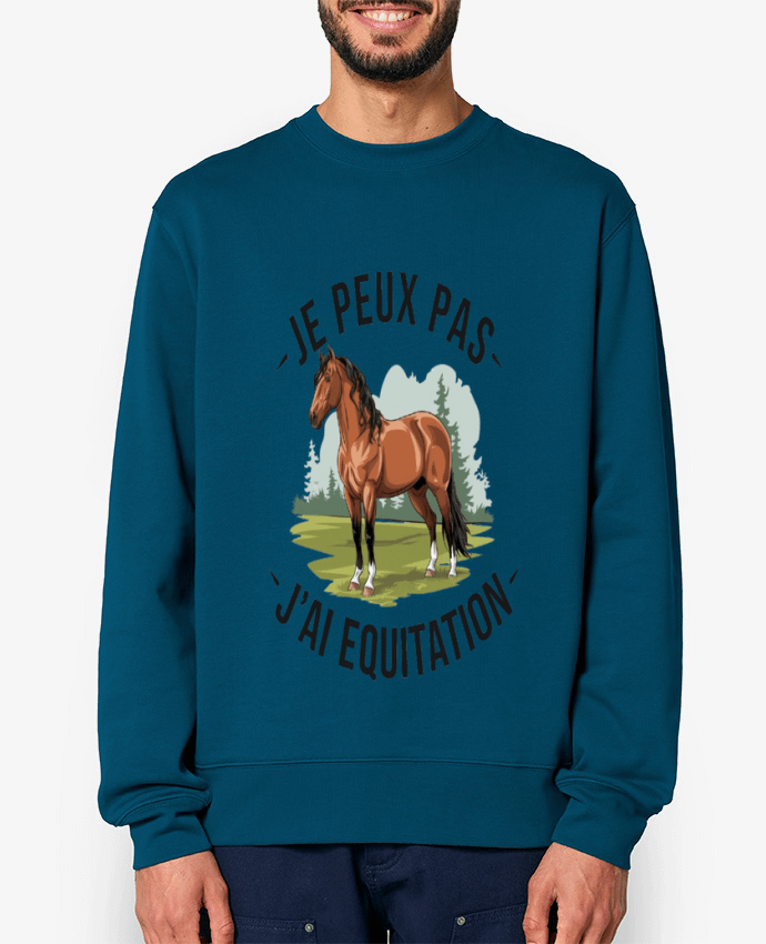 Sweat-shirt je peux pas j'ai equitation Par bwilfy