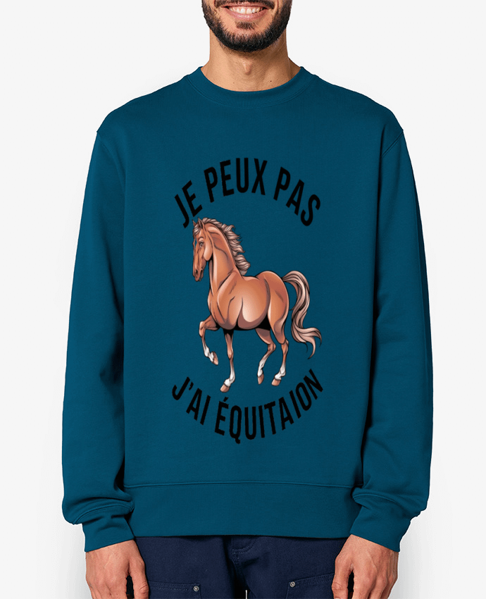 Sweat-shirt je peux pas j'ai equitation Par bwilfy