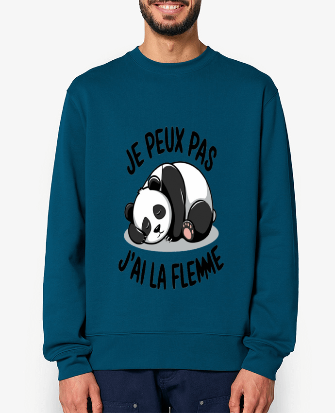 Sweat-shirt je peux pas j'ai la flemme Par bwilfy