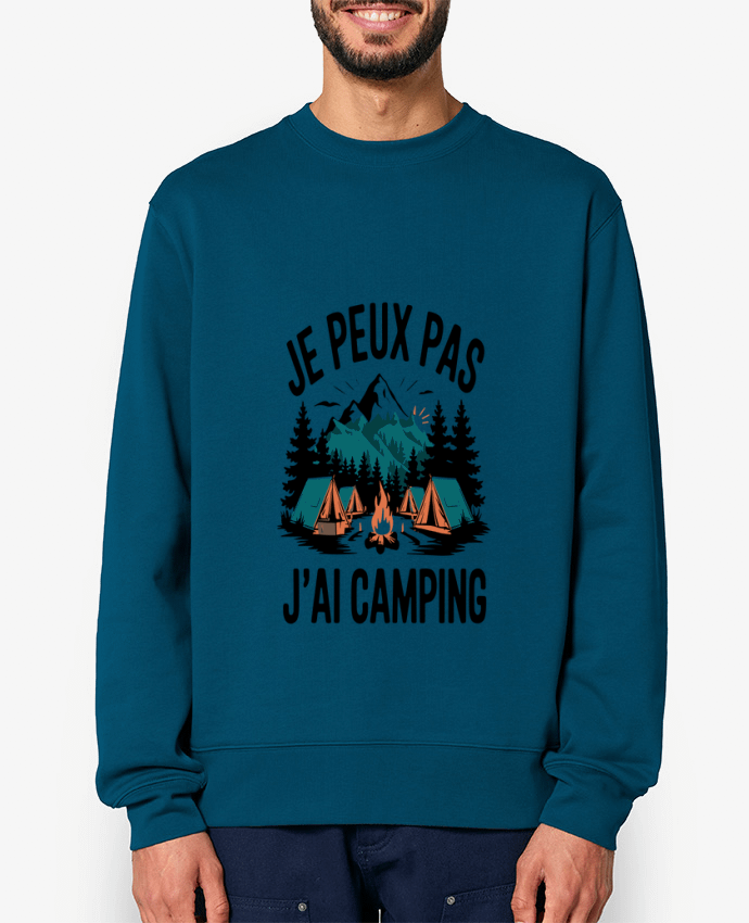 Sweat-shirt je peux pas j'ai camping Par bwilfy