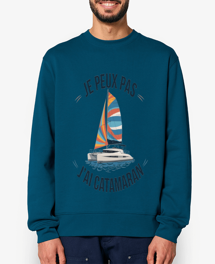 Sweat-shirt je peux pas j'ai catamaran Par bwilfy