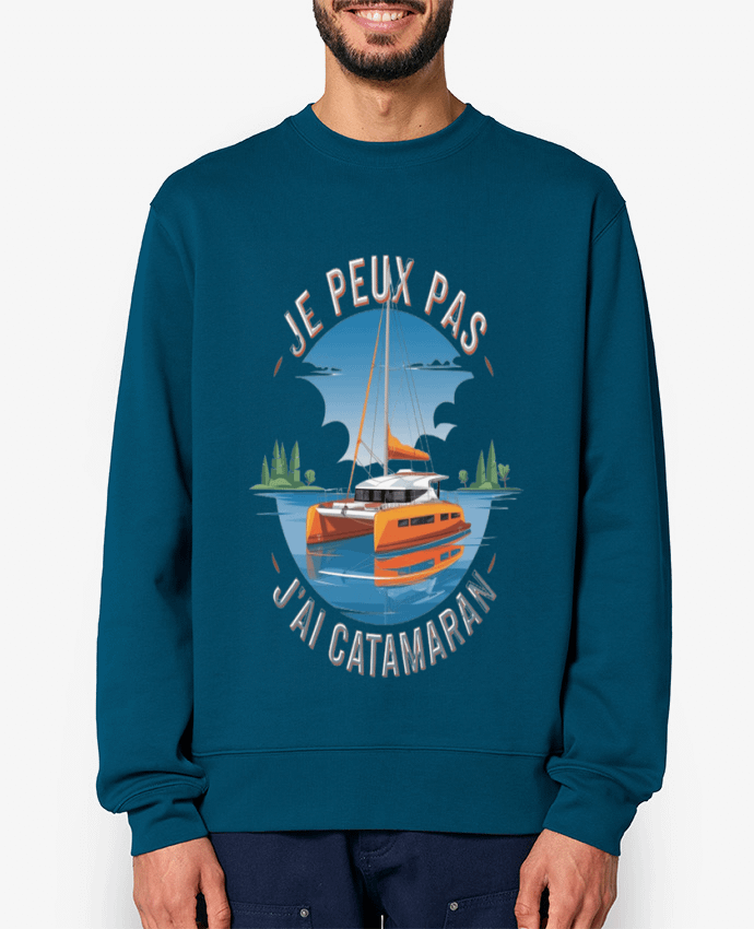 Sweat-shirt je peux pas j'ai catamaran Par bwilfy