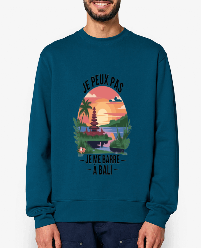 Sweat-shirt je peux pas je me barre a Bali Par bwilfy