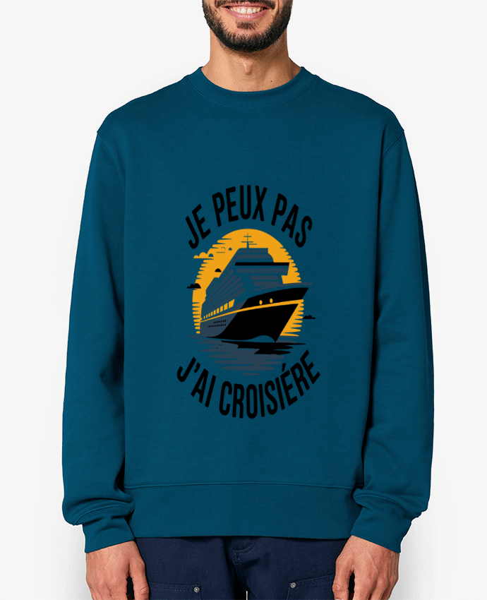 Sweat-shirt je peux pas j'ai croisière Par bwilfy