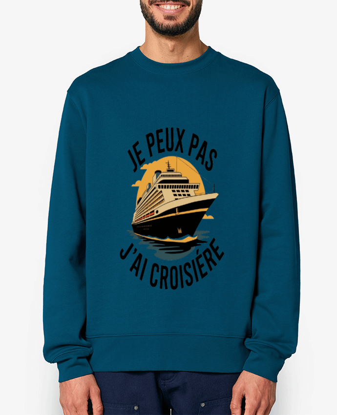 Sweat-shirt je peux pas j'ai croisière Par bwilfy