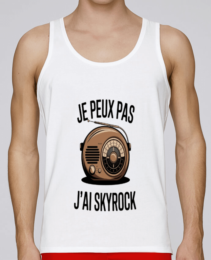 Débardeur homme je peux pas j'ai skyrock par bwilfy 100% coton bio