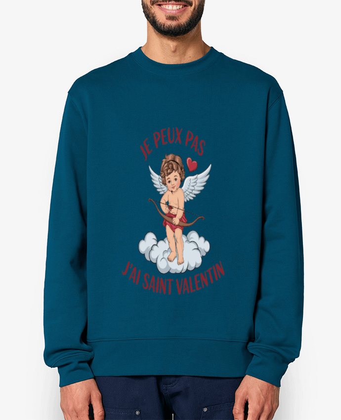 Sweat-shirt je peux pas j'ai saint Valentin Par bwilfy