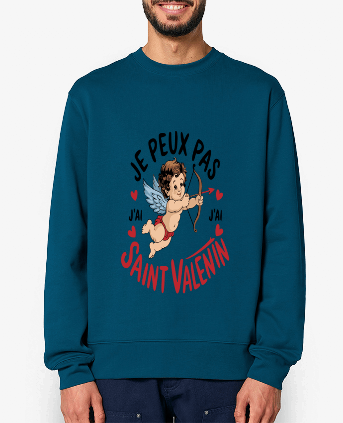 Sweat-shirt je peux pas j'ai saint Valentin Par bwilfy