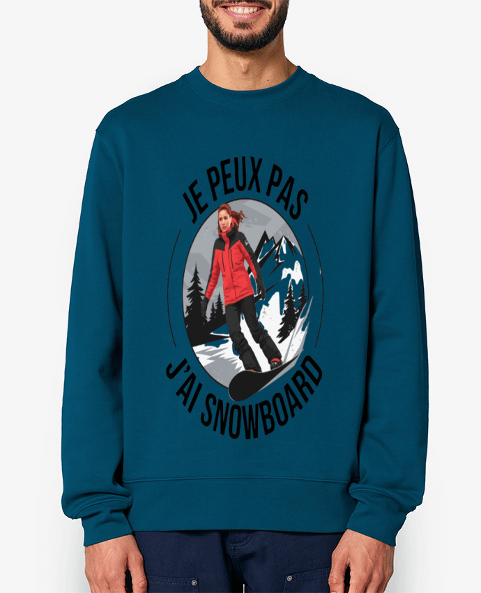 Sweat-shirt je peux pas j'ai snowboard Par bwilfy