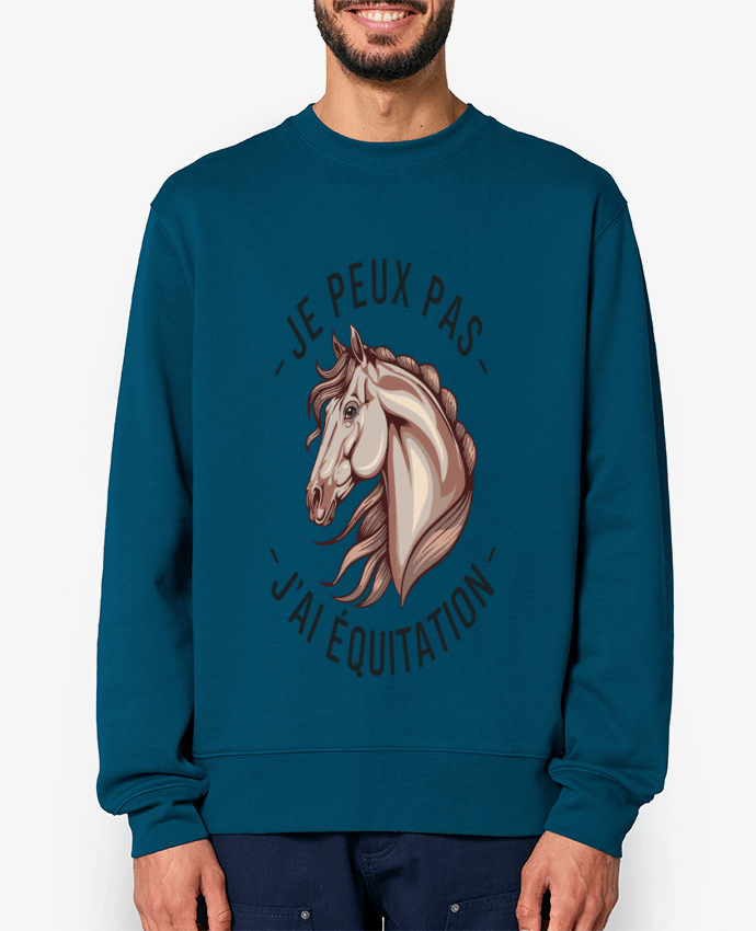 Sweat-shirt je peux pas j'ai équitation Par bwilfy