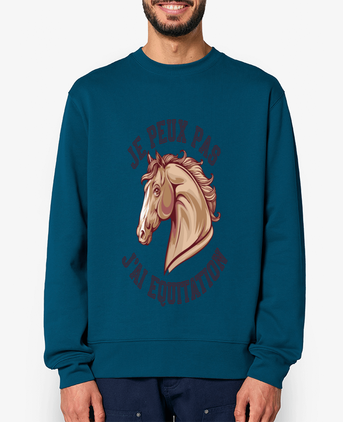 Sweat-shirt je peux pas j'ai equitation Par bwilfy