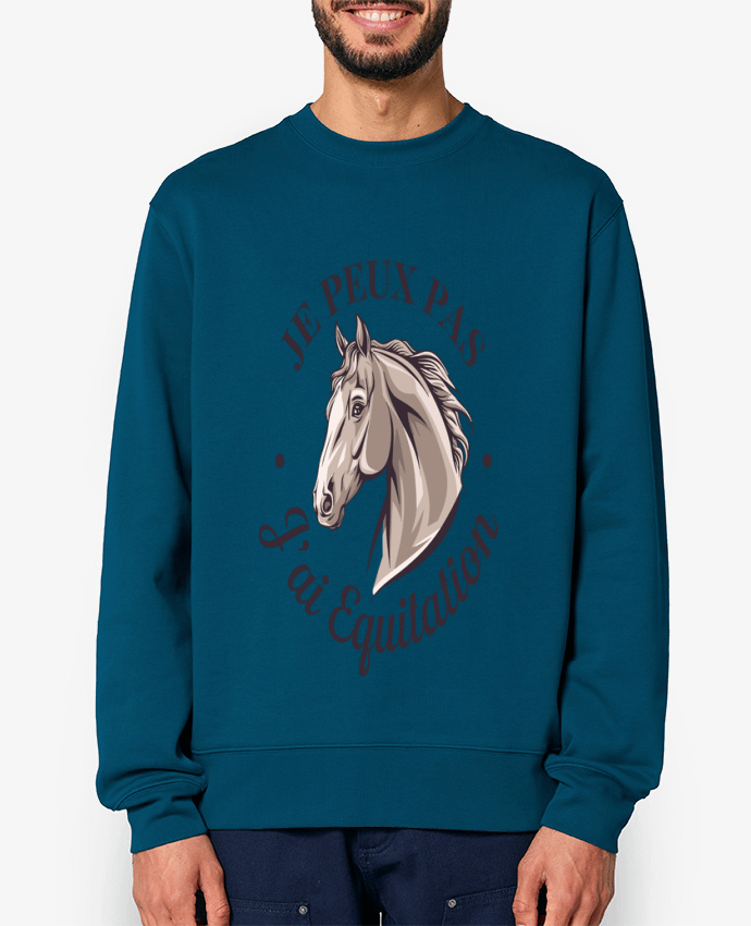 Sweat-shirt je peux pas j'ai équitation Par bwilfy