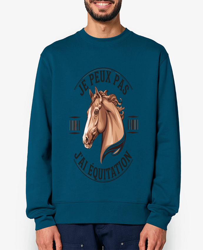 Sweat-shirt je peux pas j'ai equitation Par bwilfy