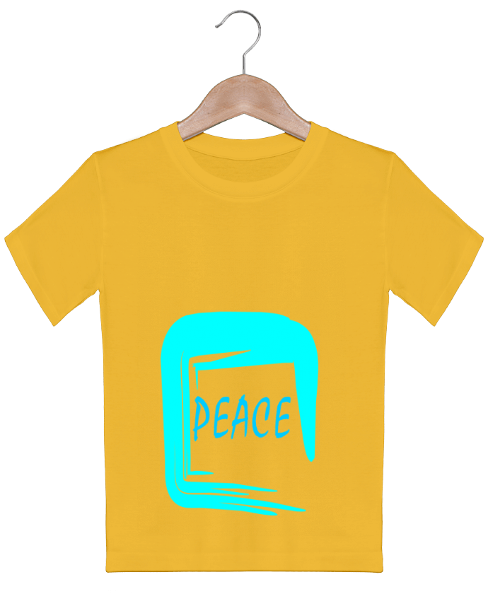 T-shirt garçon motif Peace Fanjadesign