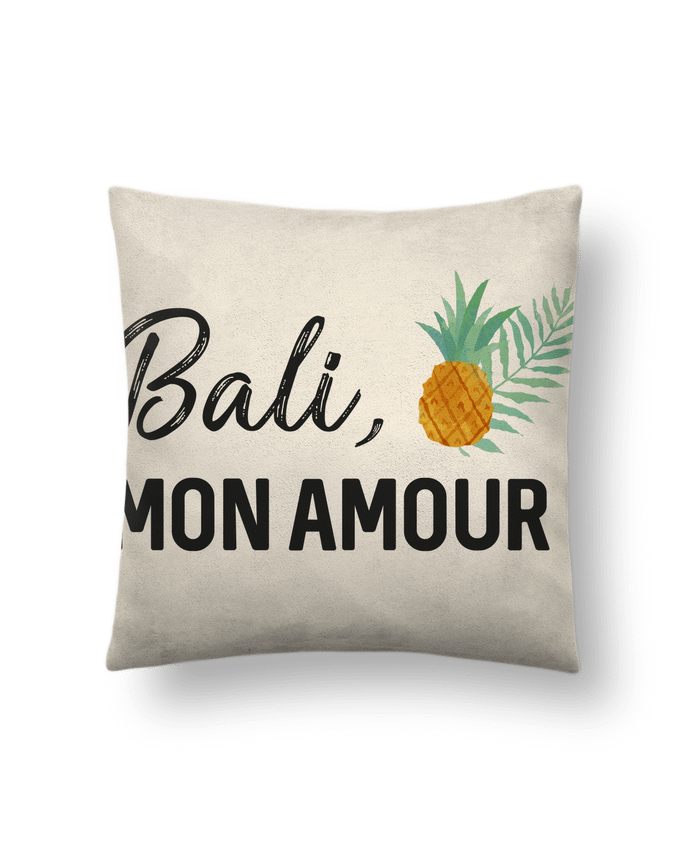 Cushion suede touch 45 x 45 cm Bali, mon amour by IDÉ'IN