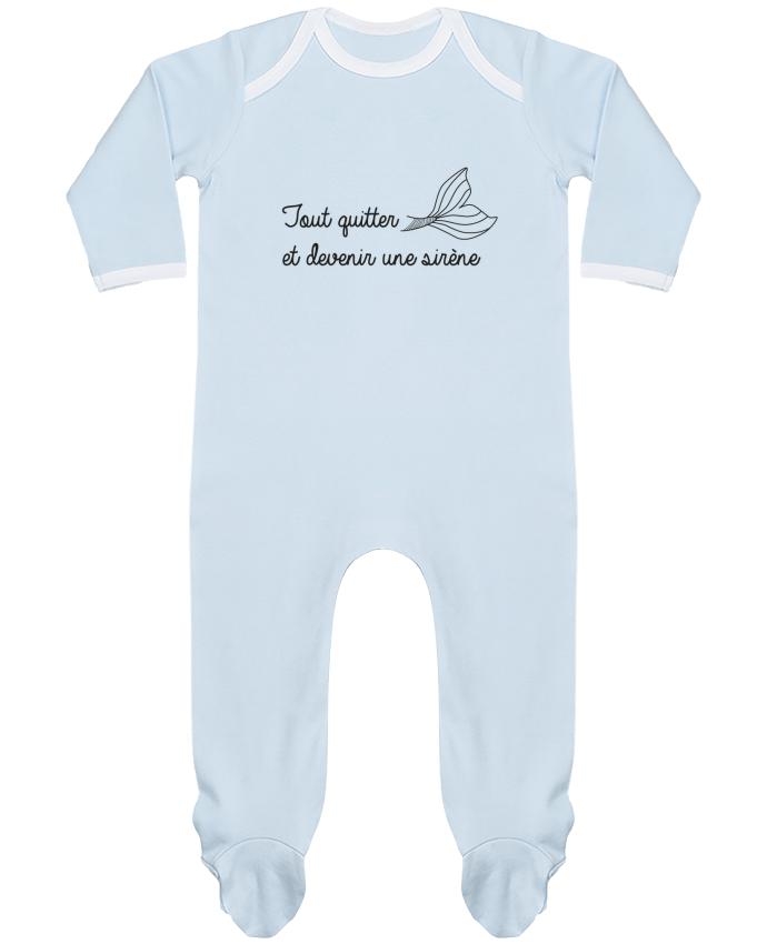 Body Pyjama Bébé Tout quitter et devenir une sirène ! par IDÉ'IN