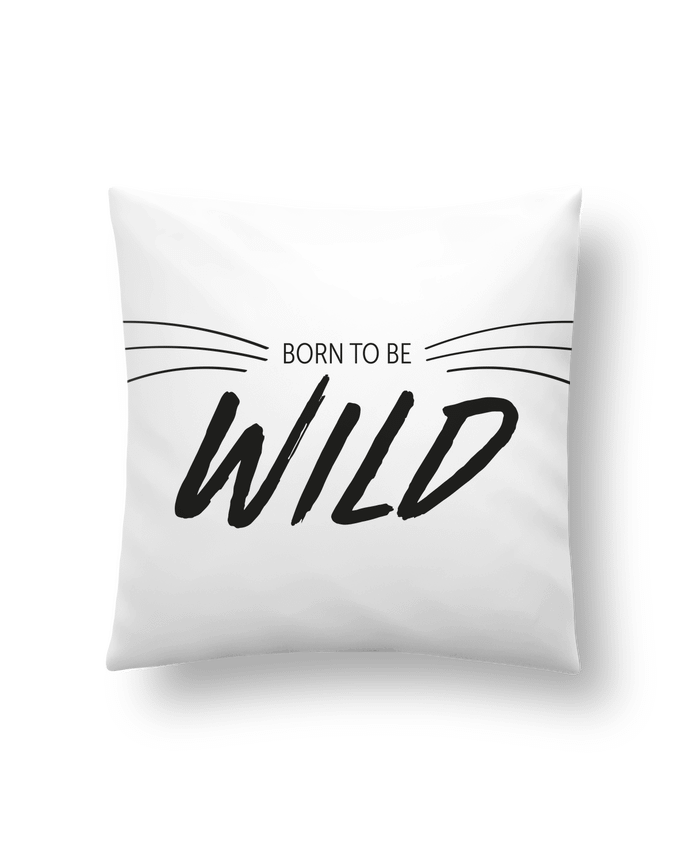 Cushion synthetic soft 45 x 45 cm BORN TO WILD by IDÉ'IN