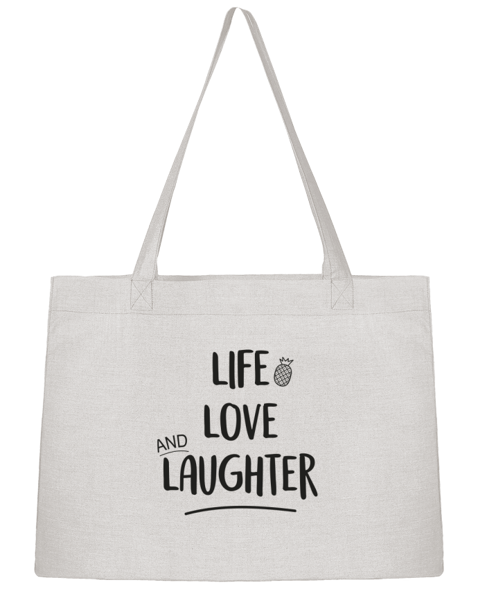 Shopping tote bag Stanley Stella Life, love and laughter... by IDÉ'IN