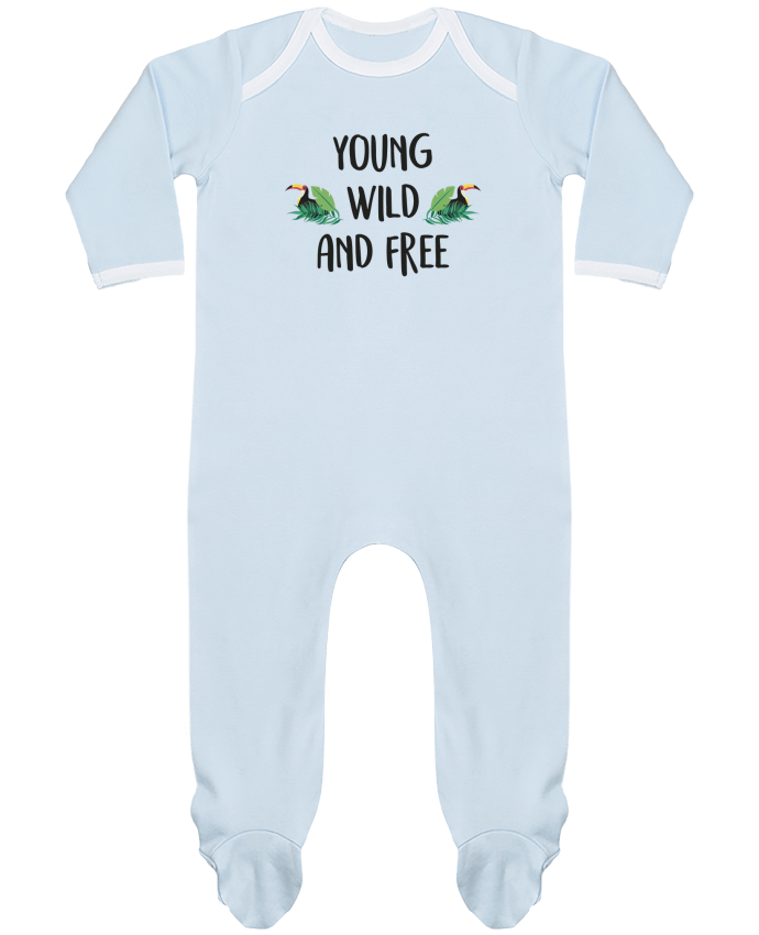 Body Pyjama Bébé Young, Wild and Free par IDÉ'IN