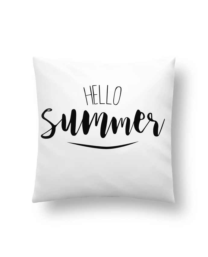 Cushion synthetic soft 45 x 45 cm Hello Summer ! by IDÉ'IN