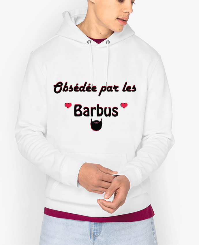 Hoodie Obsédée par les barbus Par tunetoo