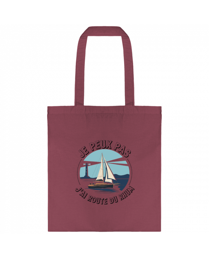 Tote-bag je peux pas j'ai route du rhum par bwilfy