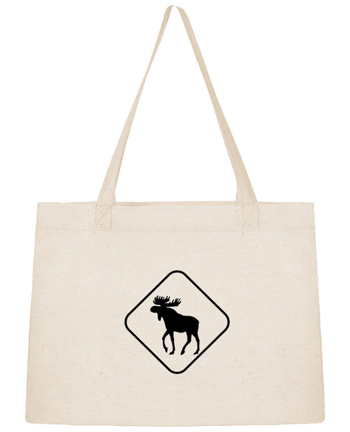 Shopping tote bag Stanley Stella Danger Caribou by Likagraphe