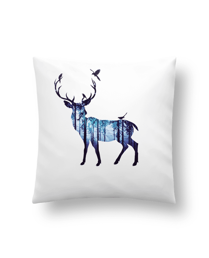Cushion synthetic soft 45 x 45 cm Deer by Likagraphe