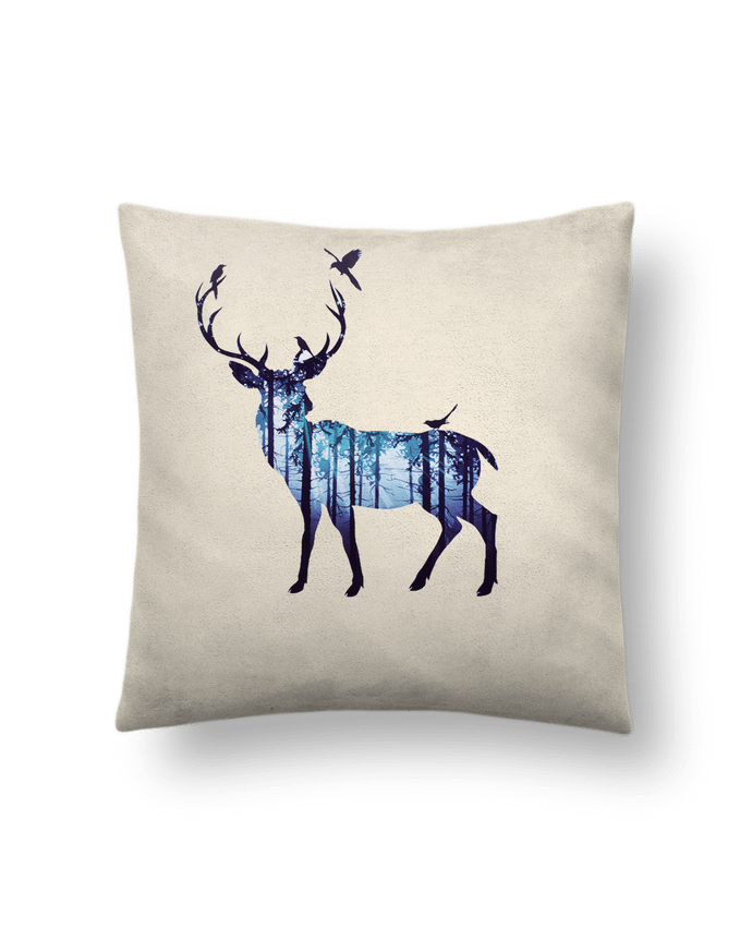 Cushion suede touch 45 x 45 cm Deer by Likagraphe