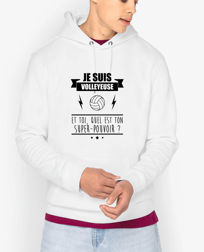 Hoodie Je suis volleyleuse et toi, quel est ton super-pouvoir ? Par Benichan