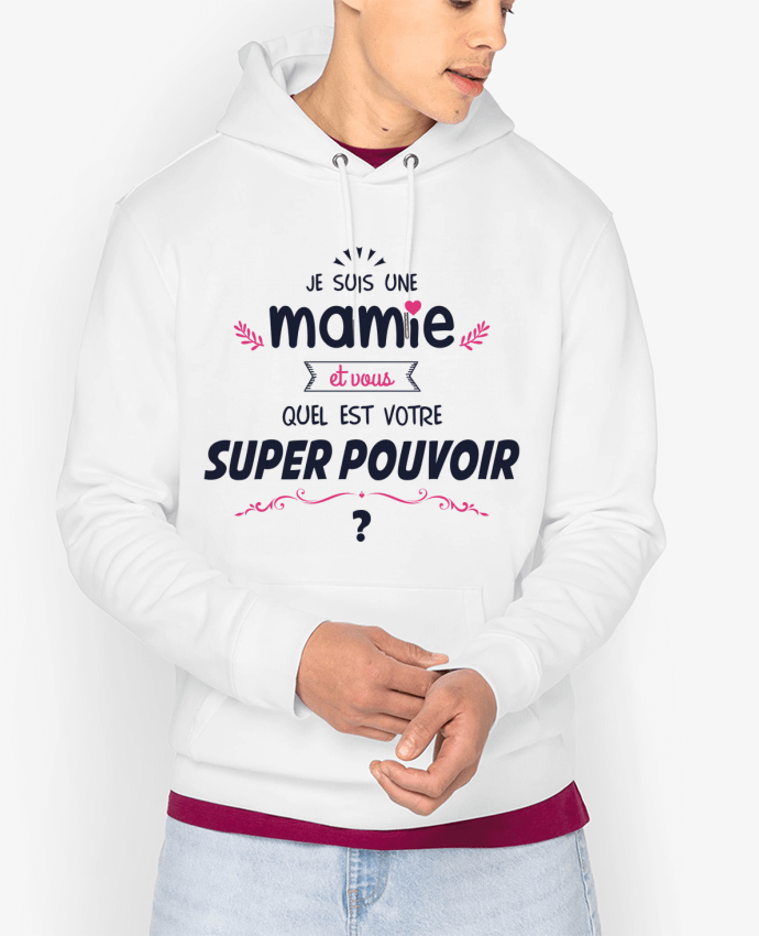 Hoodie Mamie et vous, quel est votre super-pouvoir ? Par tunetoo