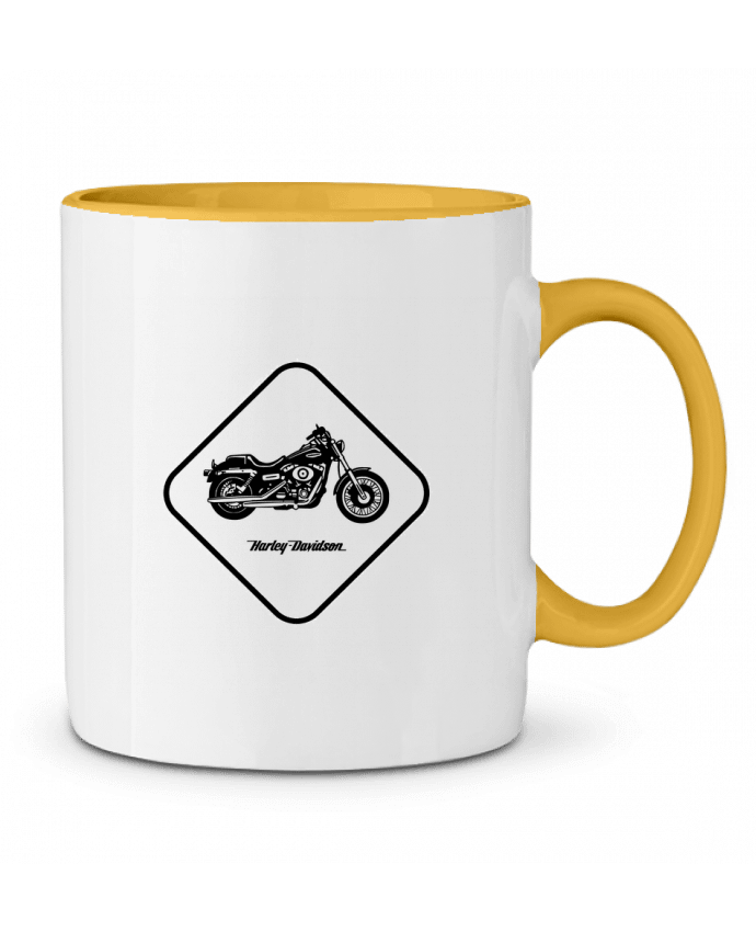 Taza Cerámica Bicolor Harley Davidson Likagraphe