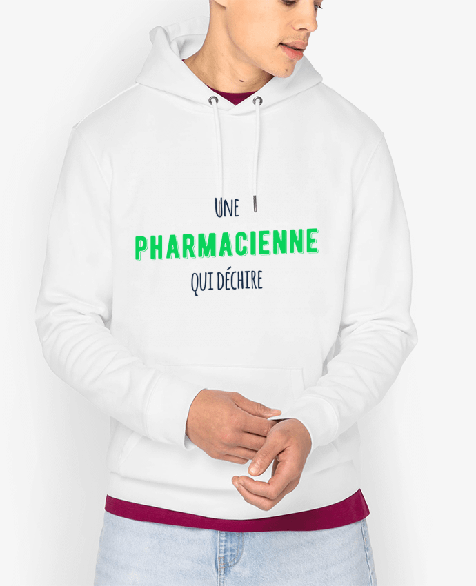 Hoodie Une pharmacienne qui déchire Par tunetoo