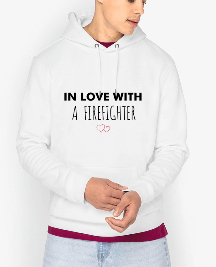 Hoodie In love with a firefighter Par tunetoo