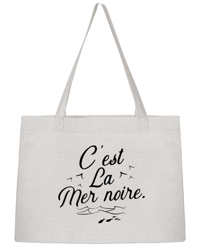 Shopping tote bag Stanley Stella C'est la mer noire by Original t-shirt