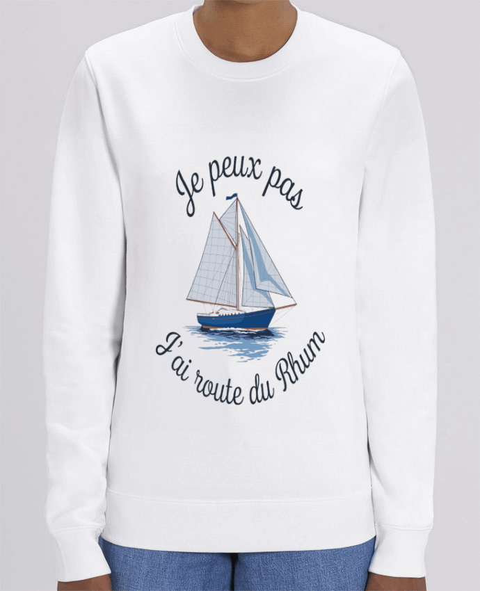 Sweat-shirt je peux pas j'ai route du rhum Par bwilfy