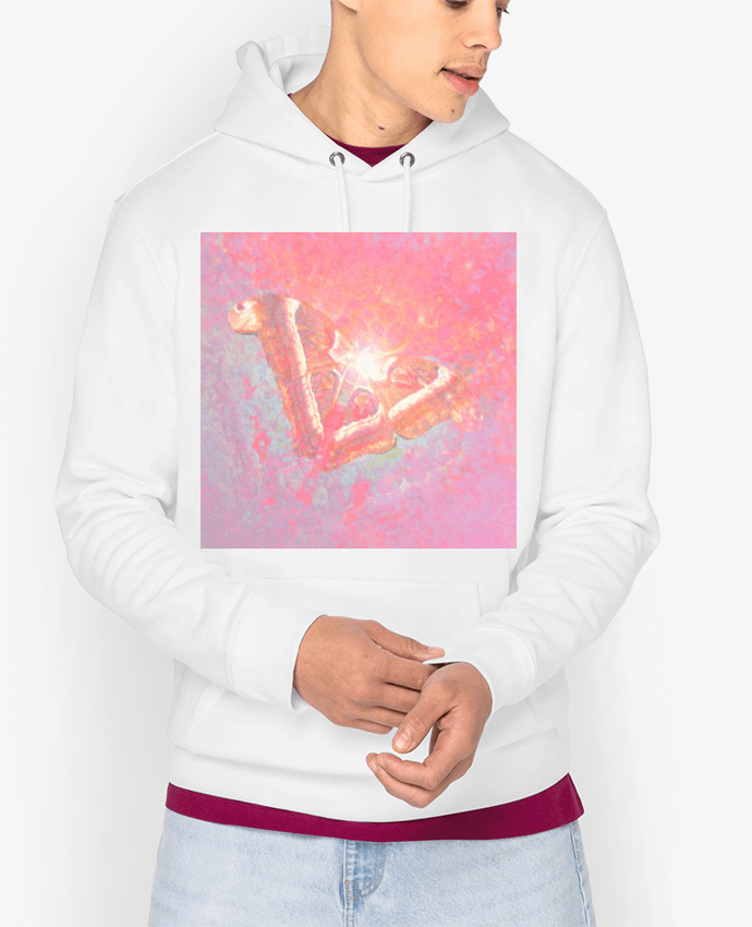 Hoodie Papillon rose Par Magiquimages