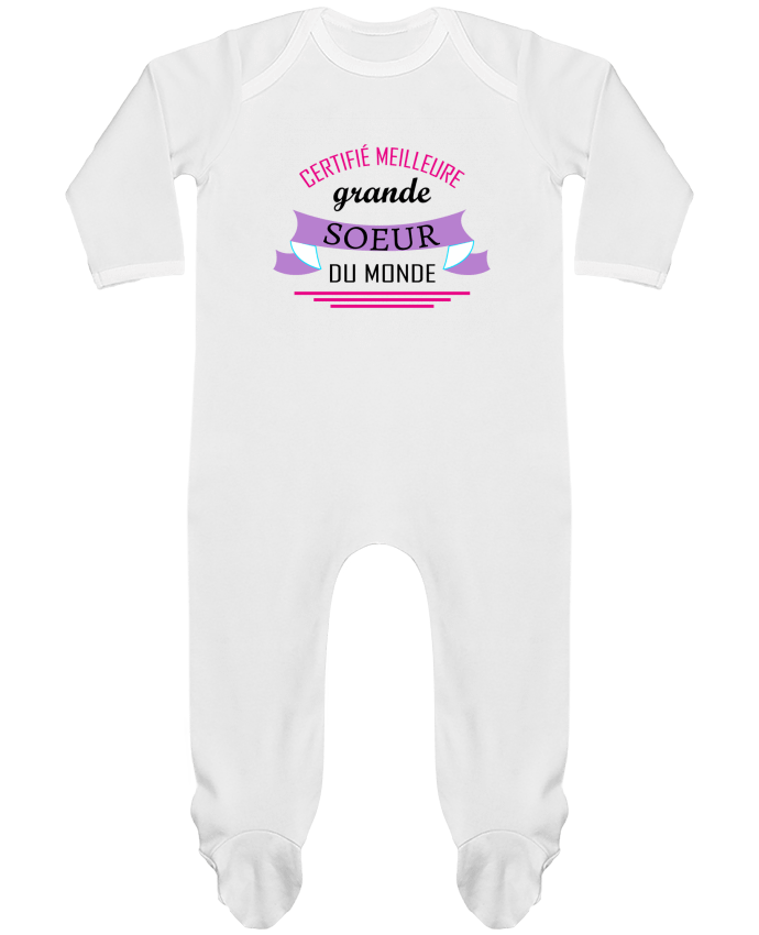 Body Pyjama Bébé Certifié meilleure grande sœur du monde par tunetoo